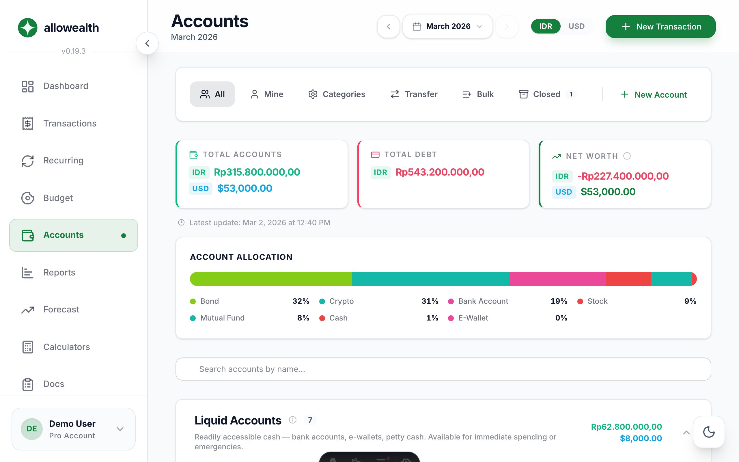 allowealth Account Management